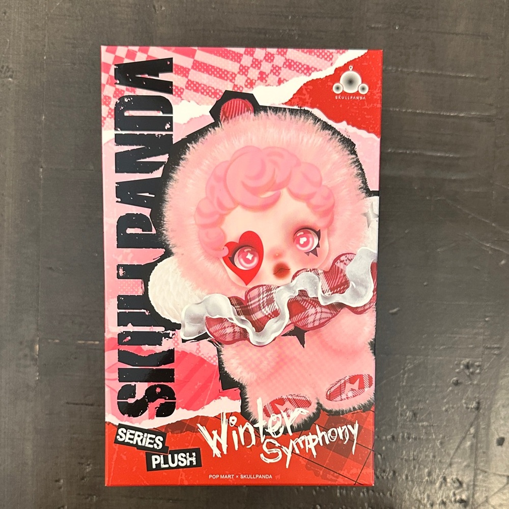 Authentic Pop Mart Skullpanda Winter Symphony Series Plush - Ode To Cocoa